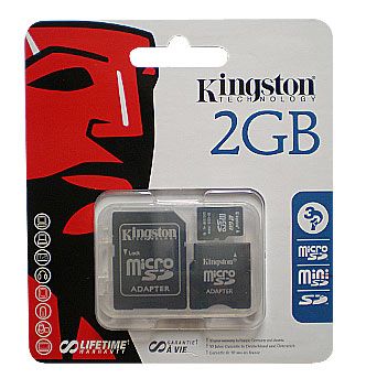 CARTÃO MICRO SD 2GB