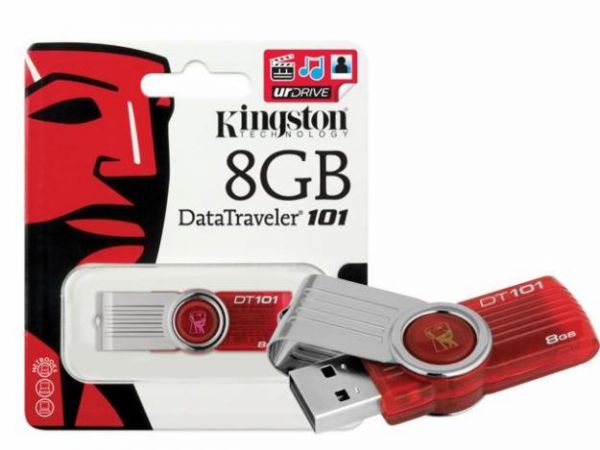 Pen Drive Kingston 8GB DT101 USB 2.0